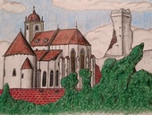 Gertrudskirche und die Burg Gars