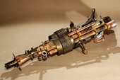 Steampunk Big Gun Flammenwerfer